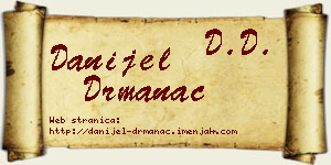 Danijel Drmanac vizit kartica